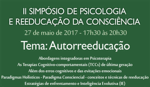 II Simpósio de Psicologia - Tema Reeducação